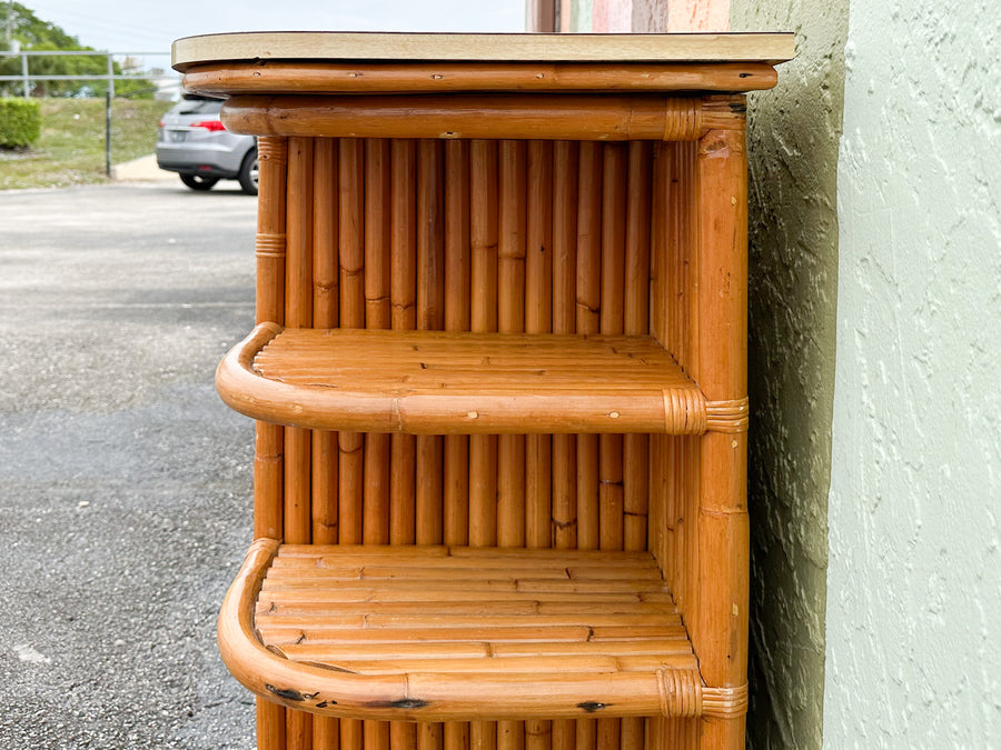 Old Florida Style Bamboo Server