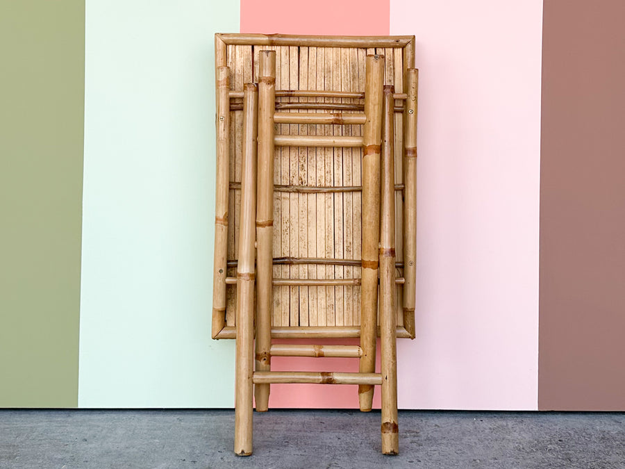Folding Bamboo Bar