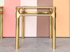 Pair of MCM Mastercraft Style Brass Side Tables