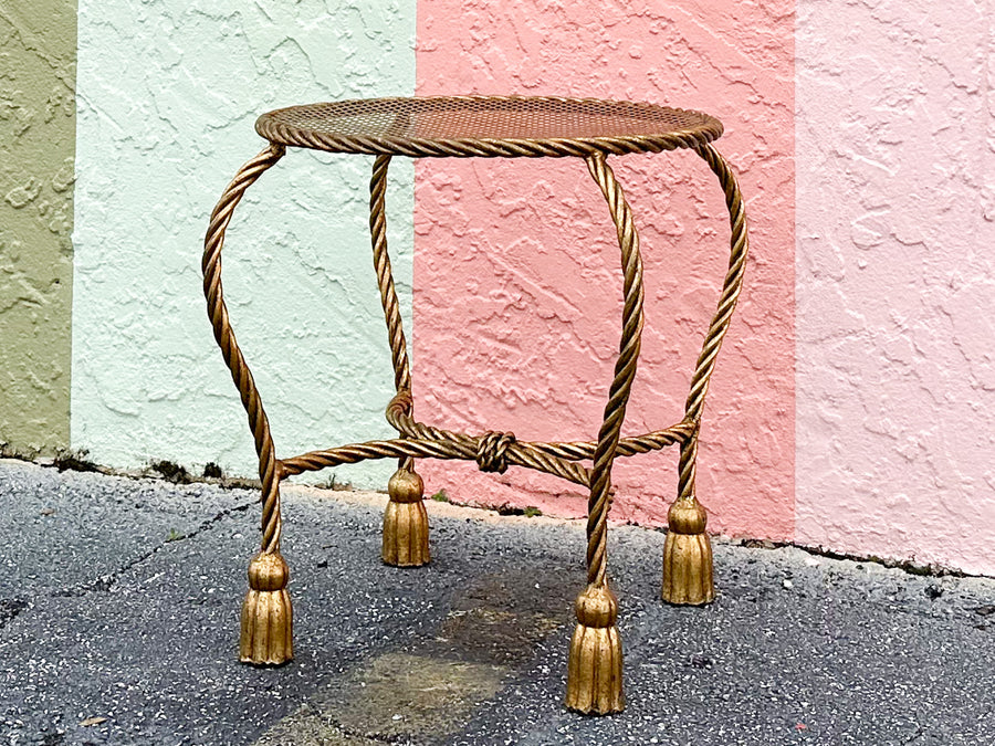 Regency Style Tassel Stool