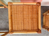 Set of Three Rattan Nesting Tables