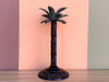 Pair of Metal Palm Tree Candle Holders