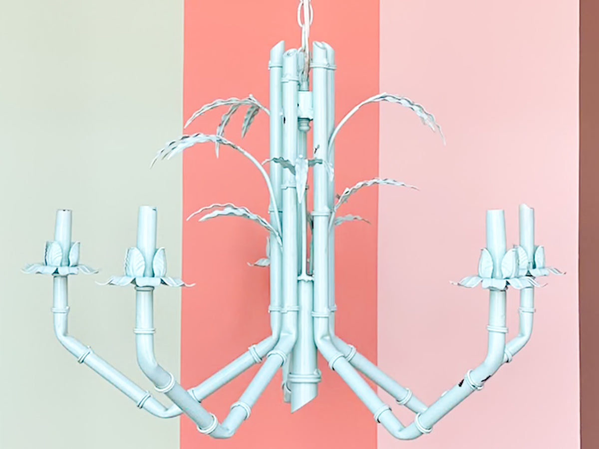 Unique Faux Bamboo Chandelier