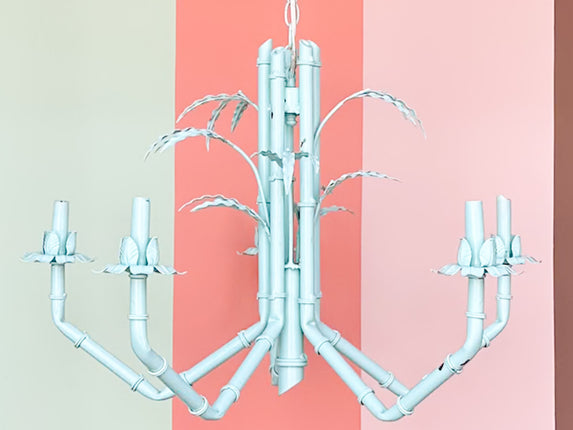 Unique Faux Bamboo Chandelier