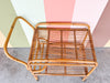 Italian Rattan Bar Cart