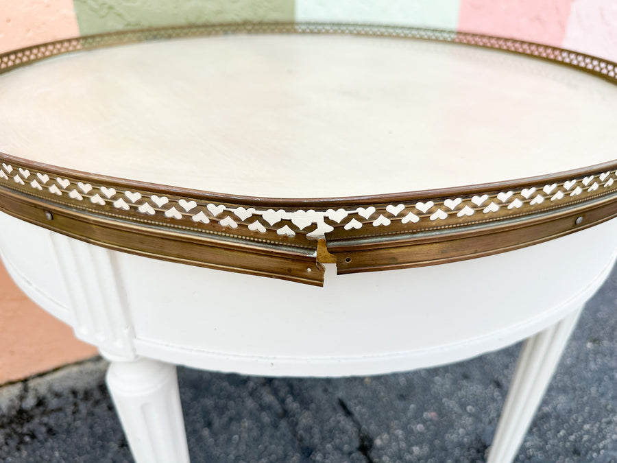 Pair of Baker Louis XVI Style Side Tables
