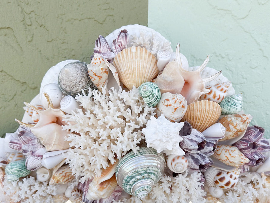 Colorful Shell Chic Mirror