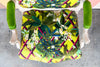 Pair of Tropical Shell Motif Bergere Chairs