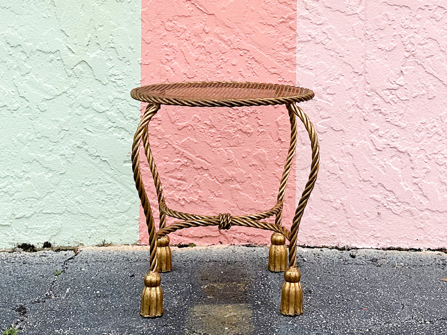 Regency Style Tassel Stool