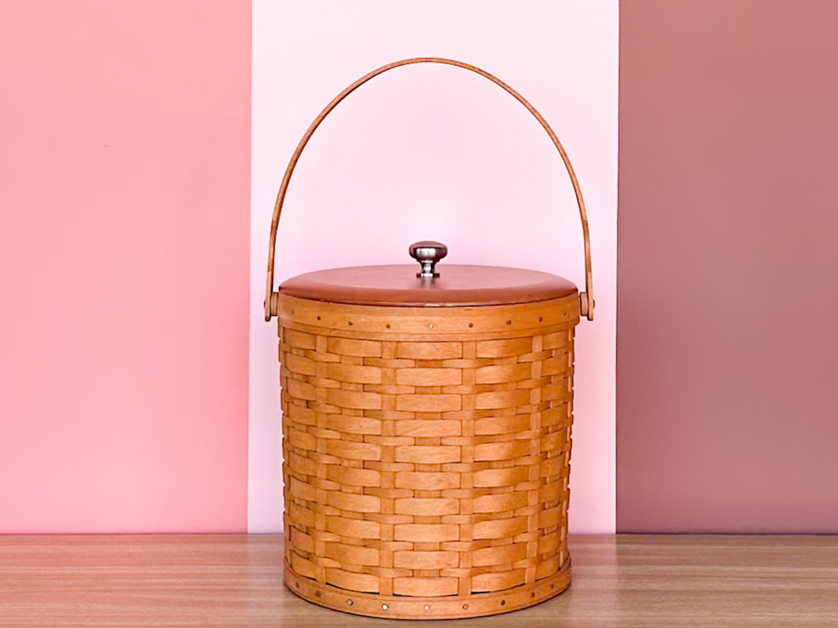 Longaberger Woven Wood Ice Bucket