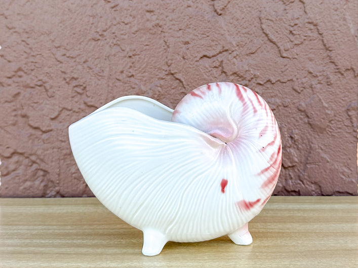 Pink Fitz and Floyd Shell Cachepot