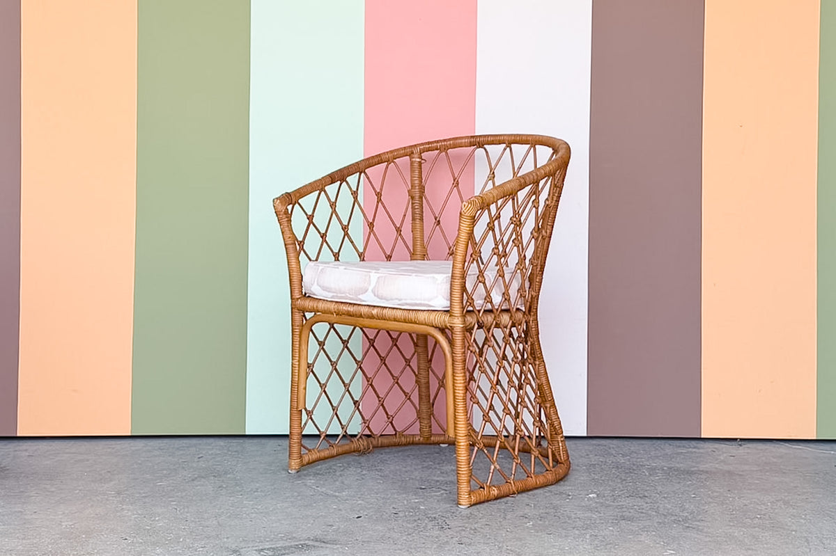 Rattan Barrel Chair