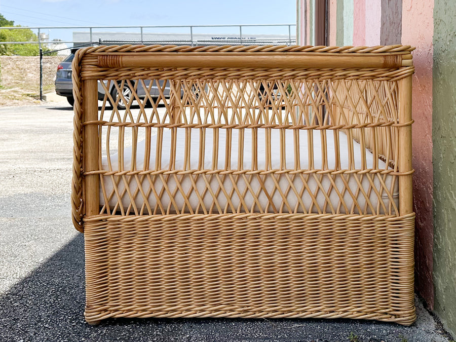Bielecky Brothers Braided Rattan Sofa