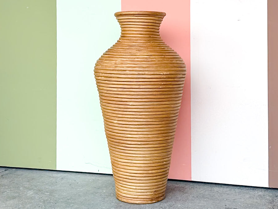 Pencil Reed Rattan Vase