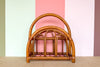 Rattan Arch Magazine Rack