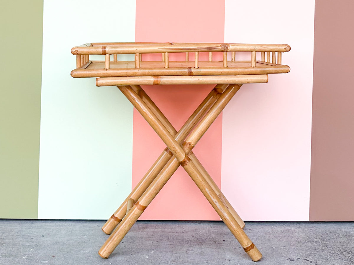 Folding Bamboo Bar