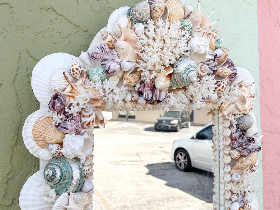 Colorful Shell Chic Mirror