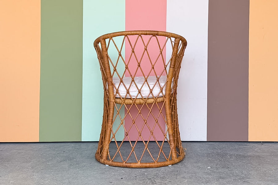 Rattan Barrel Chair