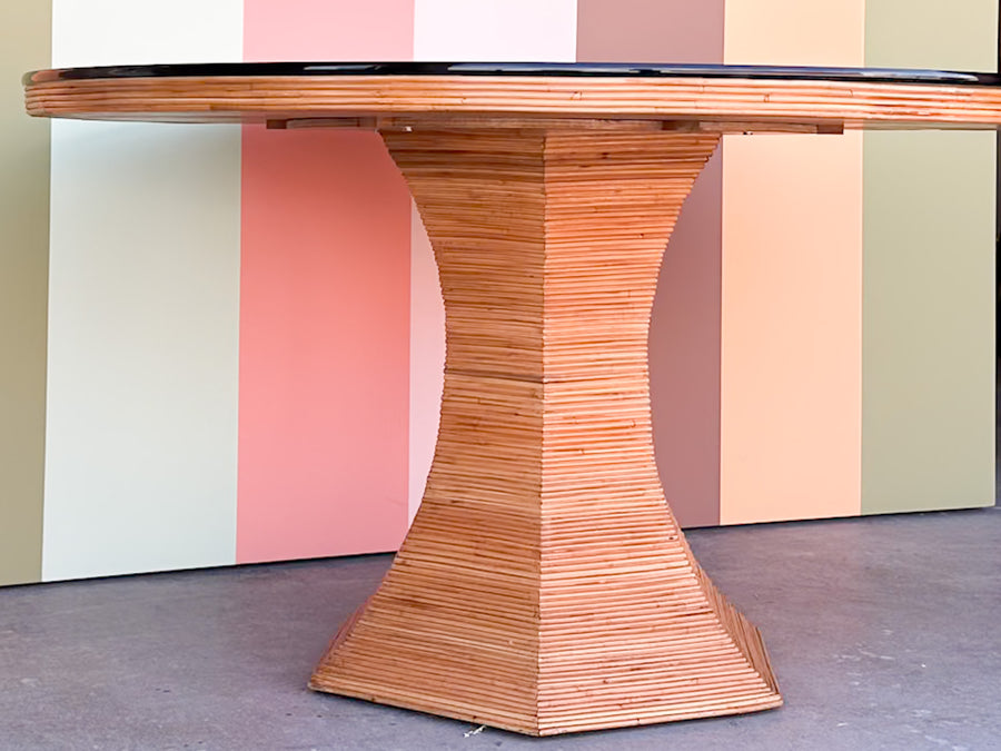 Pencil Reed Round Dining Table