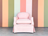 Pretty in Pink Upholstered Chair