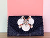 Raffia Shellegance Clutch