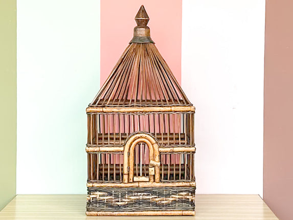 Island Chic Bamboo Bird Cage