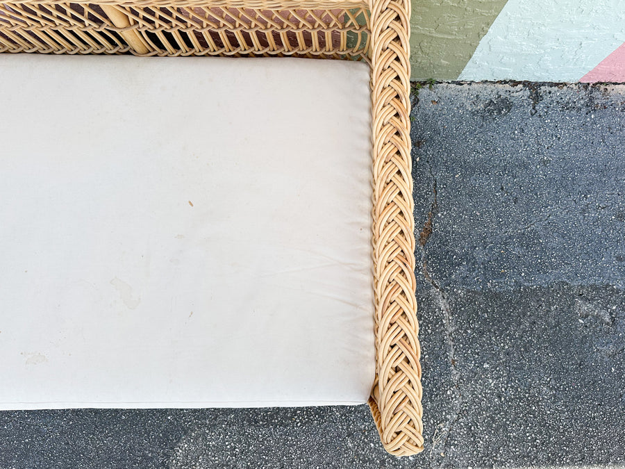 Bielecky Brothers Braided Rattan Sofa