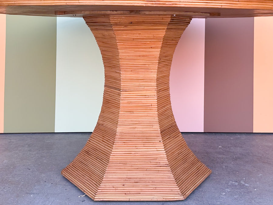Pencil Reed Round Dining Table