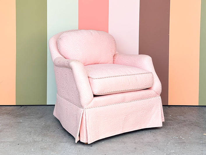 Pretty in Pink Upholstered Chair