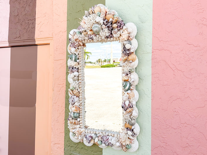 Colorful Shell Chic Mirror