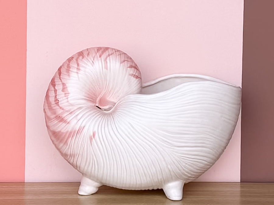 Fitz and Floyd Seashell Cachepot