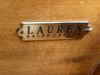 Ralph Lauren Handsome Faux Bamboo Oversized Nightstand