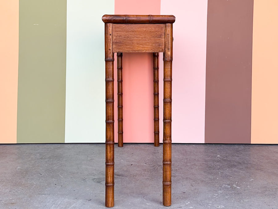 Handsome Faux Bamboo Console
