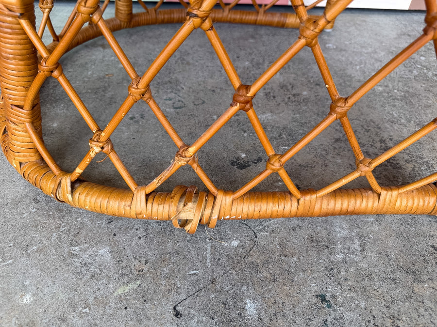 Rattan Barrel Chair