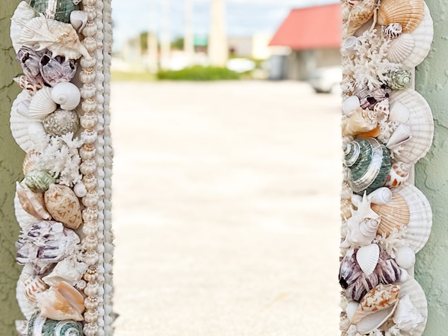 Colorful Shell Chic Mirror