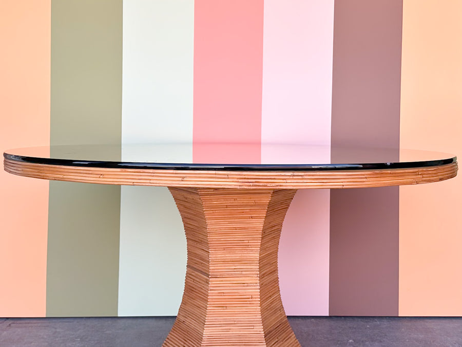 Pencil Reed Round Dining Table