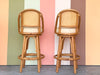 Seagrass and Rattan Bar with Stools