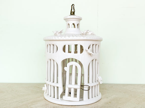 Cute Ceramic Bird Cage