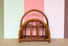 Rattan Arch Magazine Rack