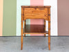 Ralph Lauren Handsome Faux Bamboo Oversized Nightstand