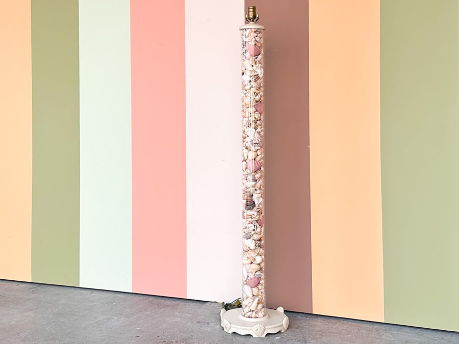 Old Florida Shell Floor Lamp