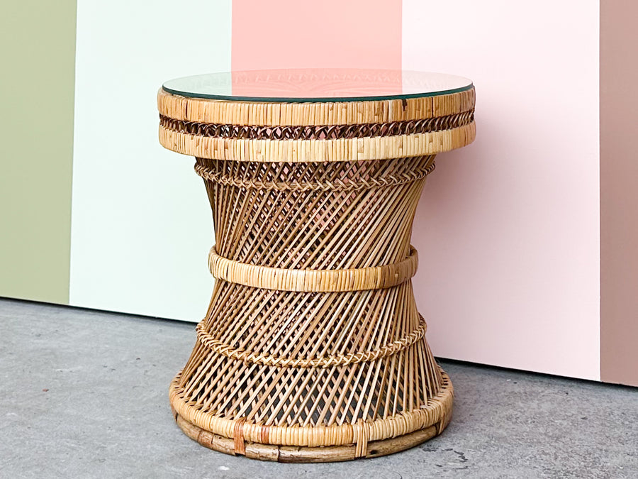 Cute Buri Rattan Side Table