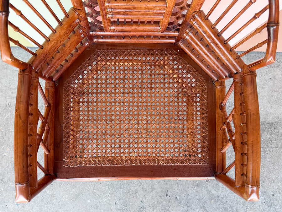 Brighton Style Rattan and Cane Chair