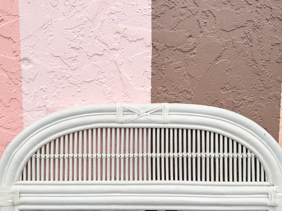 Pair of Coastal Rattan Mirrors