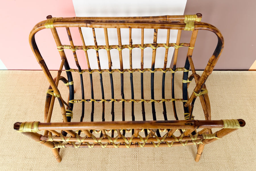 Rattan Magazine Rack