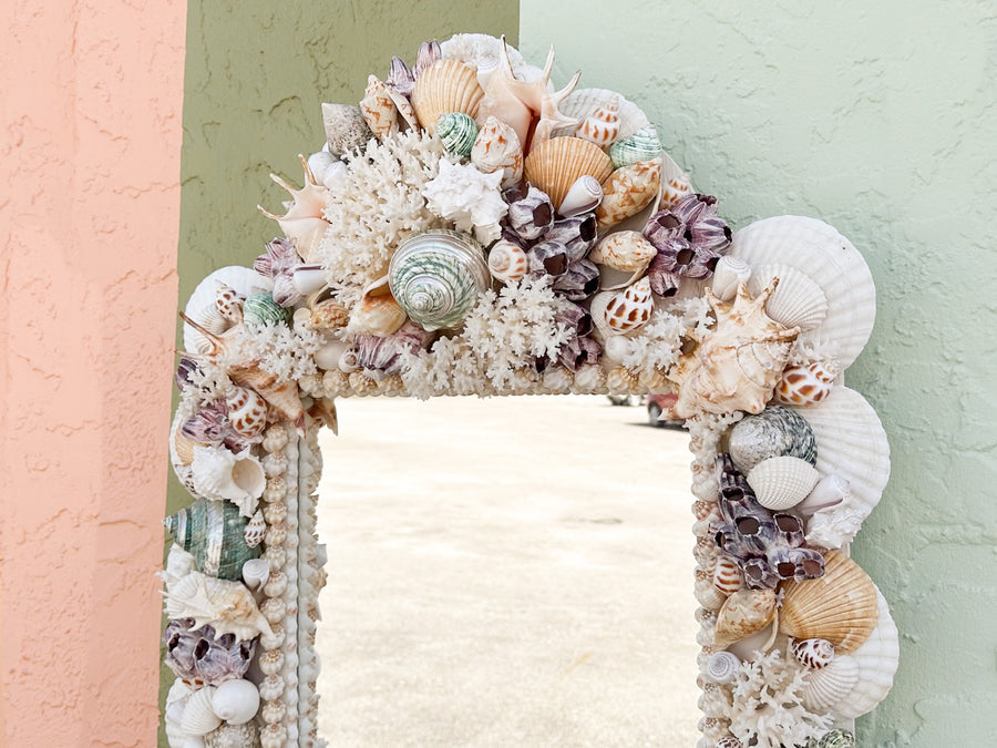 Colorful Shell Chic Mirror