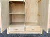 Pencil Reed Rattan Armoire