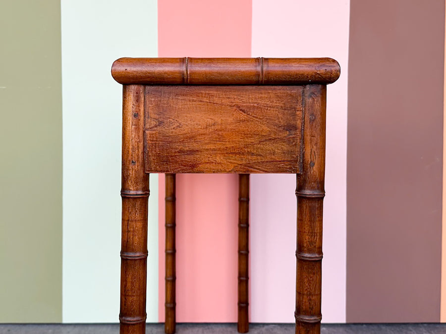 Handsome Faux Bamboo Console