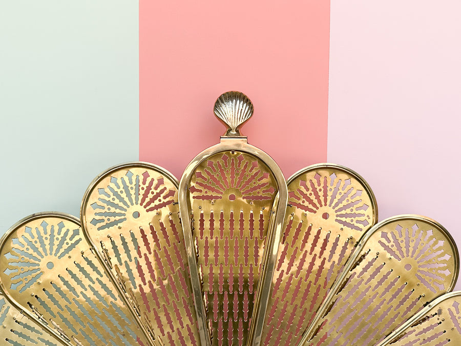 MCM Shellegance Fireplace Screen