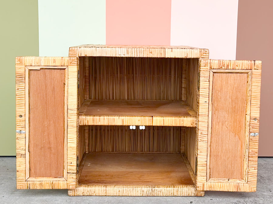 Island Style Rattan Nightstand